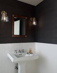 Grasscloth wallpaper in a bathroom found on bloggingsimple5261.blogspot.com image details width: Bathroom Black Grasscloth Wallpaper Copycatchic