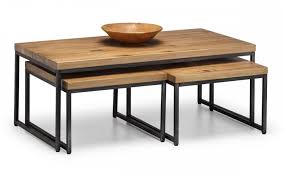 Vintage industrial coffee table from the 1960s. The Soho Industrial Nesting Coffee Table Living Dining From Raffertys Furniture Store Uk