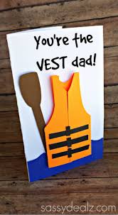 To make your card, simply print, cut around the outline, and fold down the center! You Re The Vest Father S Day Card Idea Crafty Morning