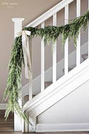 Staircase Natural Garland Staircase Natural Garland Natural Staircase Garland Staircasena Christmas Staircase Christmas Garland Staircase Christmas Greenery