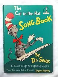1967 Cat In The Hat Song Book Dr Seuss Lyrics Music Piano Etsy Song Book Silly Songs Songs
