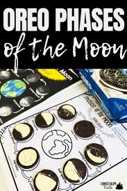 Oreo Phases Of The Moon Moon Oreo Phases In 2020 Solar System Projects For Kids Solar System For Kids Solar System Crafts