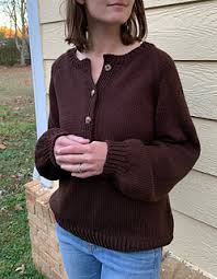 Ravelry: Davis Square Henley pattern by Sophie Veksler