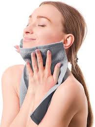 Yoofoss Lot de 10 débarbouillettes de luxe en bambou pour salle de bain,  hôtel, spa, cuisine, multi-usages, 25,4 x 25,4 cm