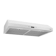 Broan Hotte De Cuisiniere Sous Armoires 30 Po 600 Pi3 Min De Couleur Blanche Home Depot Canada