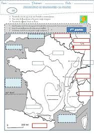 Carte physique vierge de la france métropolitaine destinée à la géolocalisation. Geographie Une Evaluation Sur La France Frontieres Fleuves Reliefs Et Climats Teaching French French Teaching Resources French Lessons