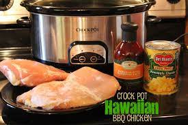 Chicken and slow cookers are both central to weeknight cooking. 3 Ingredient Crock Pot Hawaiian Bbq Chicken Mommysavers Com