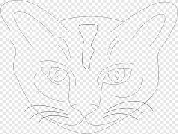 Katze Zeichnen Schnurrhaare Katzenkopf Winkel Tier Png Pngegg