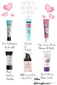 What Are The Best Primers For Oily Skin My Skin Is Fairly Oily And I Always Find It So Hard To Keep Oily Skin Makeup Primer For Oily Skin Best Makeup