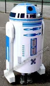 Coolest Homemade R2d2 Costume Halloween Costume Contest R2d2 Costume Robot Halloween Costume