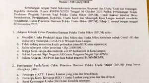 Secara resmi pihak tertentu, ✅ anda membutuhkan ? Pendaftaran Permohonan Bantuan Dana Umkm Gratis Pemohon Hanya Perlu Lengkapi Syarat Ketentuan Ini Serambi Indonesia