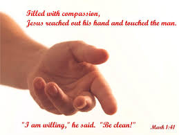 Jesus Heals the Man with Leprosy memory verse wallpaper