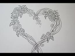 How To Draw A Rose Easy Step By Step Draw Roses Sketch Rose Playlist Flower Drawing Tutorials Heart Drawing Roses Drawing