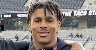 Clovis West ATH Jordan Pierro reacts to Fresno State offer