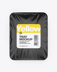 Download Plastic Tray Mockup In Tray Platter Mockups On Yellow Images Object Mockups PSD Mockup Templates
