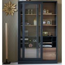 Display cabinets i a wide range of colors wit led lightning already included. Woood James Black Oak Display Cabinet Accessories For The Home
