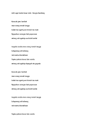 Respon masyarakat jeruk purut terhadap sinetron si entong. Lirik Lagu Pikir Keri Bahasa Sunda