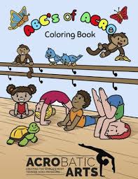 Printable dolphin doing acrobatic coloring page. A B C S Of Acro A Coloring Book Dermody Loren Yip Mandy 9781547127276 Amazon Com Books