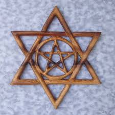 Kabbalistic Star Celtic Pentacle Within Star Of David Knot For Jewish Pagans Celtic Owl Pentacle Star Of David