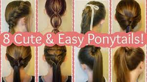 8 Cute Ponytail Hairstyles For Summer Ponytail Hairstyles Easy Cute Ponytail Hairstyles Hair Styles