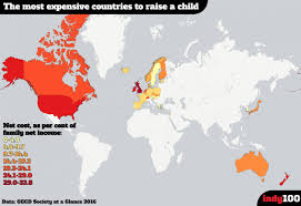 the most expensive countries to raise a child indy100