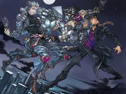 The world has the most possible stand skins, at 5, those being the charmy green skin, the shiny star platinum from jotaro's fight against kakyoin, the stardust crusaders ova skin, and the super action figure skin from star platinum from normal star platinum, and the star platinum: Stardust Crusaders Jojo No Kimyou Na Bouken Image 665481 Zerochan Anime Image Board