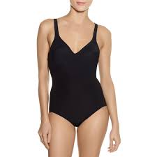 Les grandes marques de lingerie grande taille. Body Gainant Noir Wacoal Lemon Curve