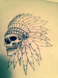 Indian Skull Indian Skull Bull Skull Tattoos Indian Skull Tattoos