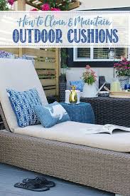 Here are 5+ diy ideas that will show you how to make new covers for them, some of them don't even require sewing. How To Clean Outdoor Cushions Clean And Scentsible
