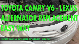 Архив rar (210 мб) в пяти томах. Toyota Camry V6 Lexus Alternator Replacement Easy Way Youtube