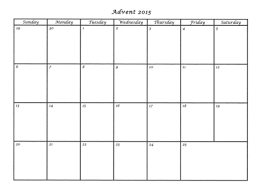 Advent Calendar Templates A Countup To Christmas Praying In Color