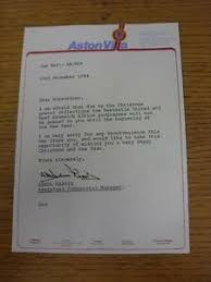 Find supplies and products that can be used for various commercial uses. 15 12 1984 Aston Villa Official Letter Headed Paper Advising Subscribers That Ebay