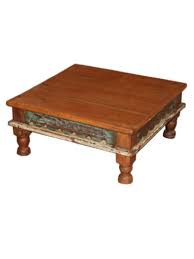 Sheesham is a tropical hardwood that is famous for its rich grains and also known as rosewood or palisander. Low Rise Indian Coffee Table Shanti Devi