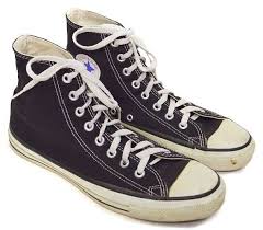 Black And Yellow Converse Shirt Vintage 90s Converse All Star Chuck Taylor Black High Tops Black Converse Shoes Converse Black Converse