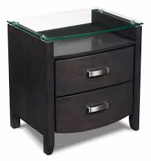 0 noun night table a table placed by the side of the bed in a bedroom 0 Cinema Night Table Charcoal Leon S