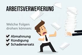 Wie bereits ersichtlich wurde, kann eine abmahnung in eine aufforderung, eine unterlassungserklärung zu unterzeichen, ist zwar nicht obligatorisch, aber. Arbeitsverweigerung In Diesen Fallen Droht Die Kundigung