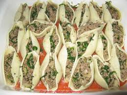 Coquilles Geante Farcis A La Viande Recette Viande Conchiglioni Coquille