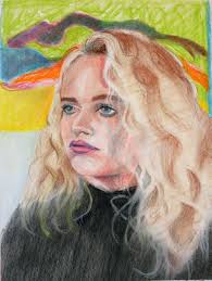 Drawing Shelby Stocker 8-17-18 — The Pretentious Cleveland Portrait Artists.