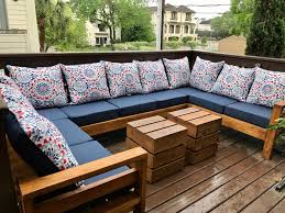 Easy to build corner piece. 2x4 Outdoor Sectional Sofa Ana White Muebles Terraza Sillon De Madera Muebles De Jardin De Madera