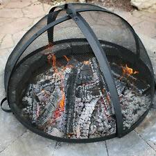 Superior design of screen allows you to easily reach the flame and will partially shield sparks. Sunnydaze Fire Pit Spark Screen 36 Inch Diameter For Sale Online Ebay