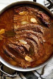 Tender And Succulent This Braised Brisket Is A Star The Recipe And The Ingredients Are Simple The Tast Braised Brisket Beef Brisket Recipes Brisquet Recipes