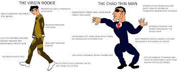 Check spelling or type a new query. The Virgin Rookie Vs The Chad Thin Man Xpost R Virginvschad Xcom