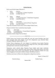 Contoh Surat Kuasa Ahli Waris Untuk Bank Bri Contoh Seputar Surat