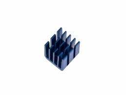 blue anodized aluminum 9x9x12mm heat