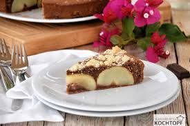 Erster Herbstgruss Birne Helene Kuchen 1x Umruhren Bitte Aka Kochtopf
