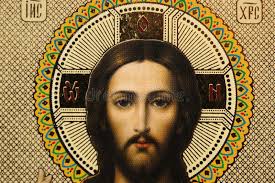 Jesus Mural Art of St. Mina Cathedral Editorial Stock Photo
