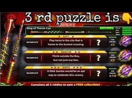 Aufrufe 14 tsd.vor 11 monate. 8 Ball Pool New 3rd Week Riddles Of Thorns Cue All Answers Youtube