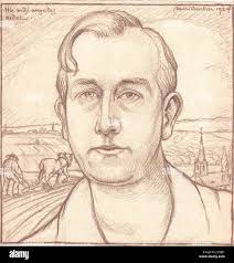 Self portrait drawing hi-res stock photography and images