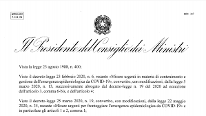 Secondo quanto si legge nel testo del nuovo dpcm viene stabilito quanto segue: Firmato Il Nuovo Dpcm Ecco Le Nuove Disposizioni Metropolitano It
