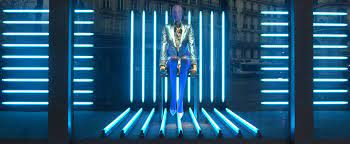 Printemps Neon Geometric Lighting Window Display Retail Lighting